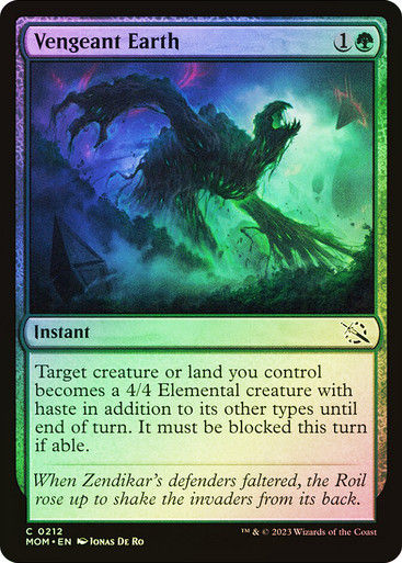 Vengeant Earth (mom) / Foil