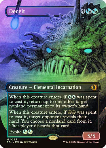 Deceit (ECL) (293) / Borderless / Foil