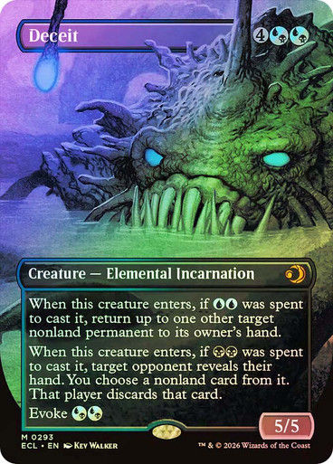Deceit (ECL) (293) / Borderless / Foil