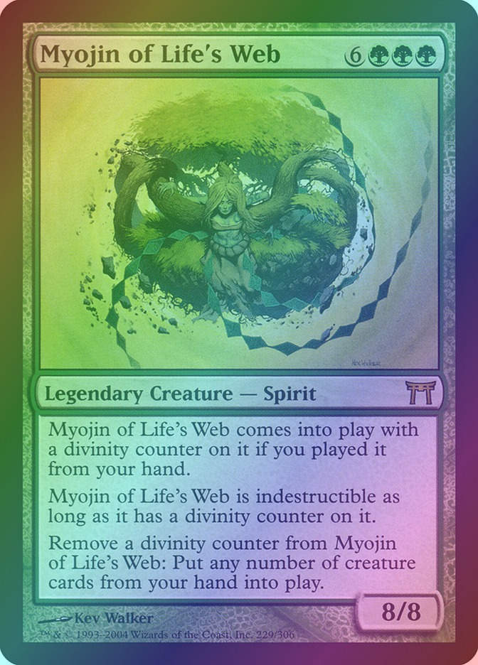 Myojin of Life's Web (CHK) (229) / Foil