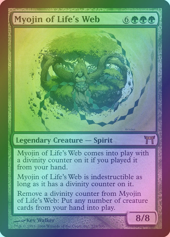 Myojin of Life's Web (CHK) (229) / Foil
