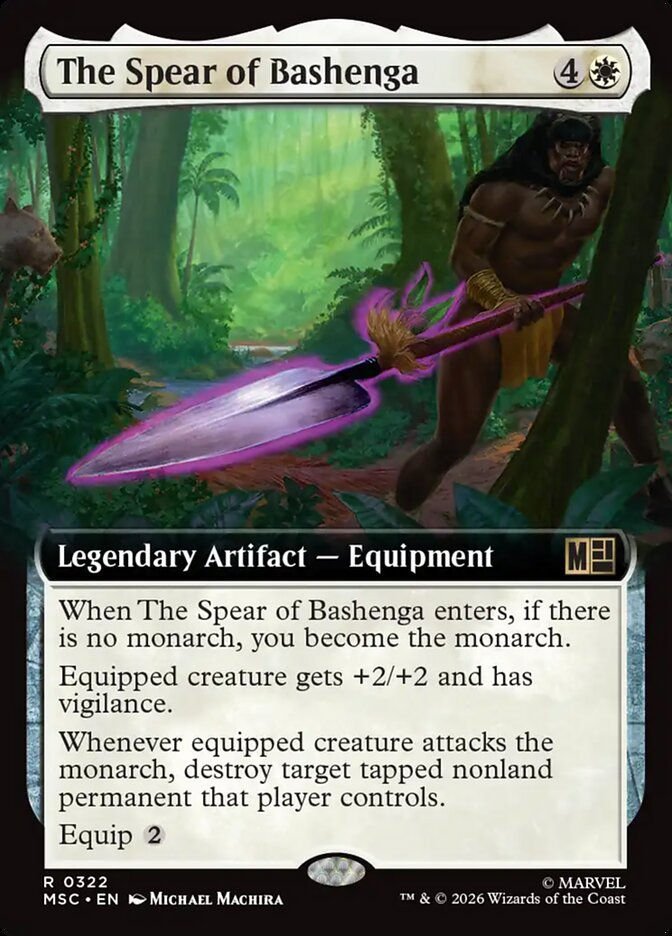 The Spear of Bashenga (MSC) (322) / Extended Art