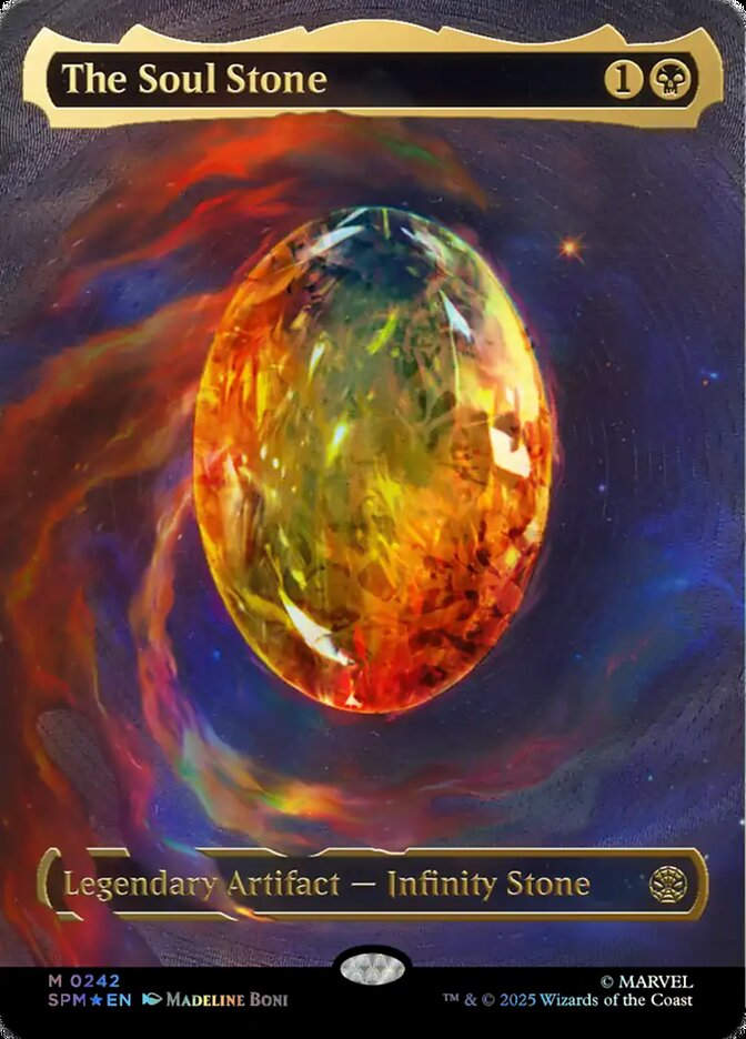 The Soul Stone (SPM) (242) / Borderless / Cosmic Foil