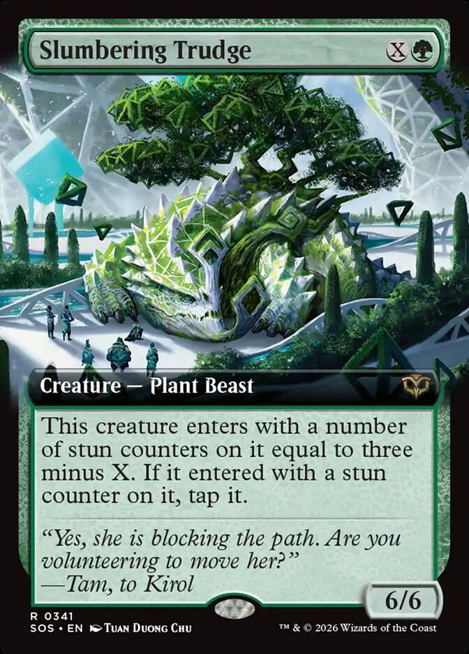 Slumbering Trudge (SOS) (341) / Extended Art