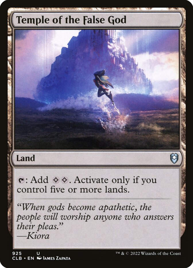Temple of the False God (CLB) (925)