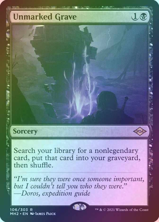 Unmarked Grave (MH2) (106) / Foil