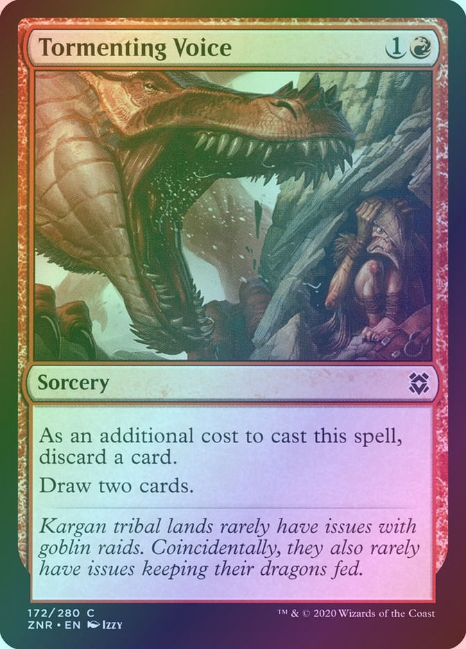 Tormenting Voice (ZNR) (172) / Foil