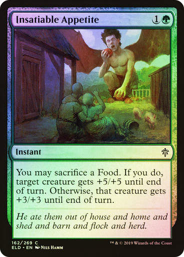Insatiable Appetite (ELD) (162) / Foil