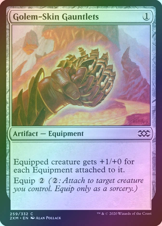 Golem-Skin Gauntlets (2XM) (259) / Foil
