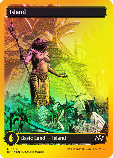 Island (DFT) (513)  / First Place Foil