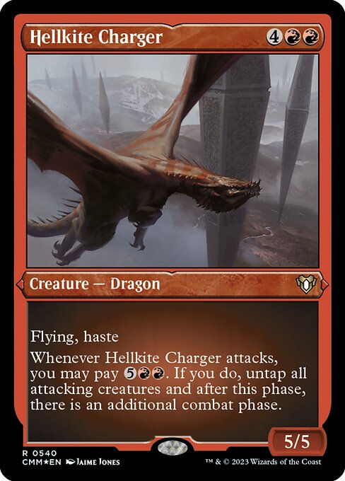 Hellkite Charger (cmm) / Foil Etched