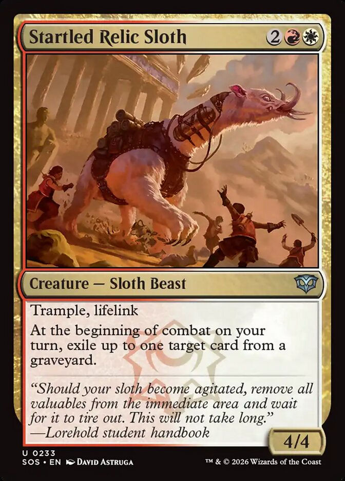 Startled Relic Sloth (SOS) (233)