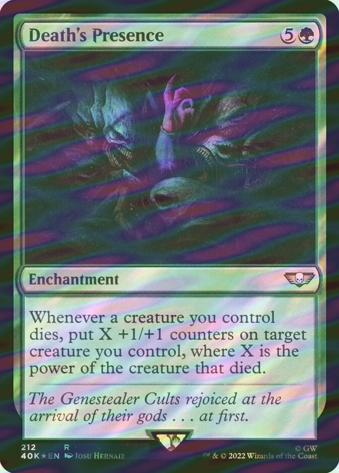 Death's Presence (40K) (212★) / Surge Foil