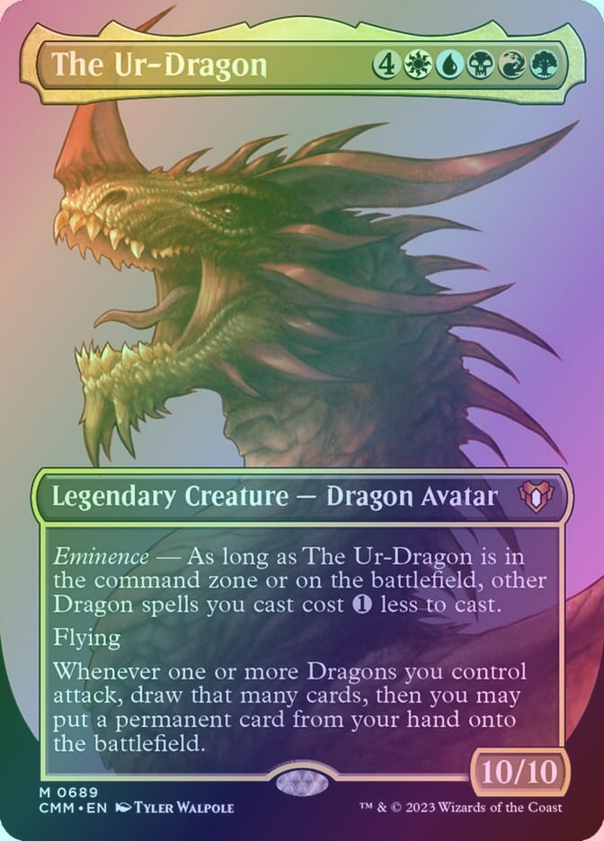 The Ur-Dragon (CMM) (689) / Borderless / Foil