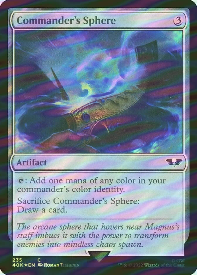Commander's Sphere (40K) (235★) / Surge Foil