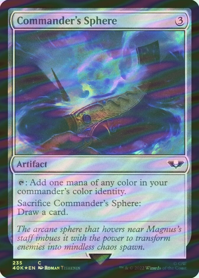 Commander's Sphere (40K) (235★) / Surge Foil