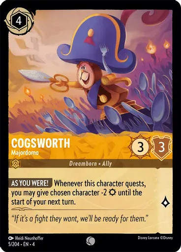 Cogsworth - Majordomo (LOR_URS)