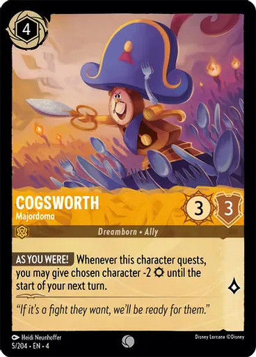 Cogsworth - Majordomo (LOR_URS)