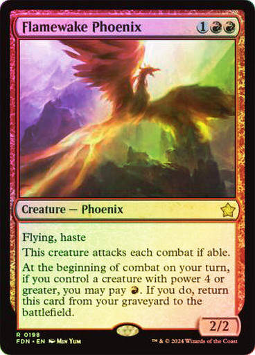 Flamewake Phoenix (FDN) (198) / Foil