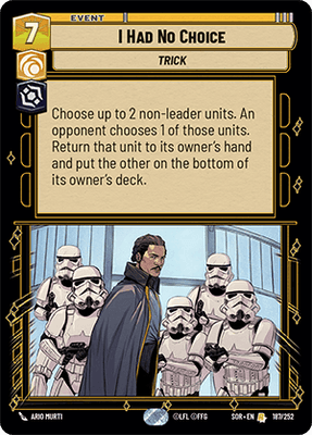I Had No Choice (SOR_#187/252)