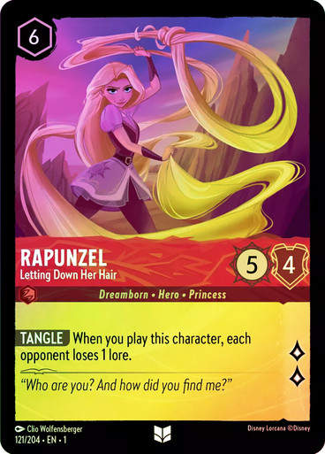 Rapunzel - Letting Down Her Hair (LOR_TFC) / Foil