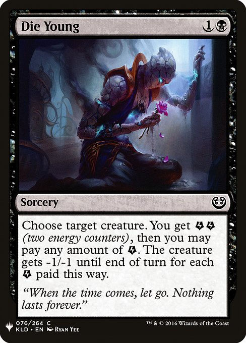 Die Young (PLST) (KLD-76)