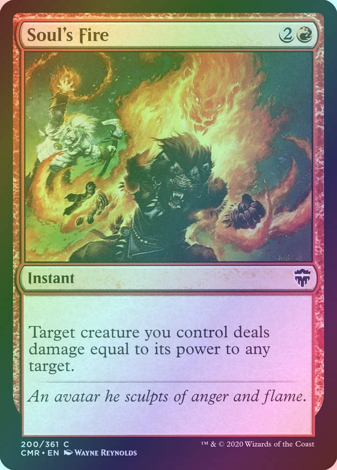 Soul's Fire (CMR) (200) / Foil