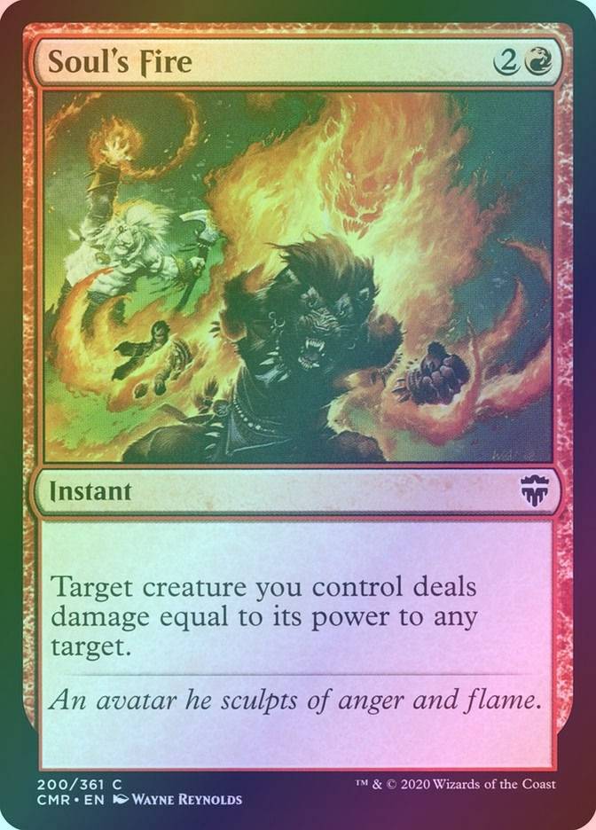 Soul's Fire (CMR) (200) / Foil