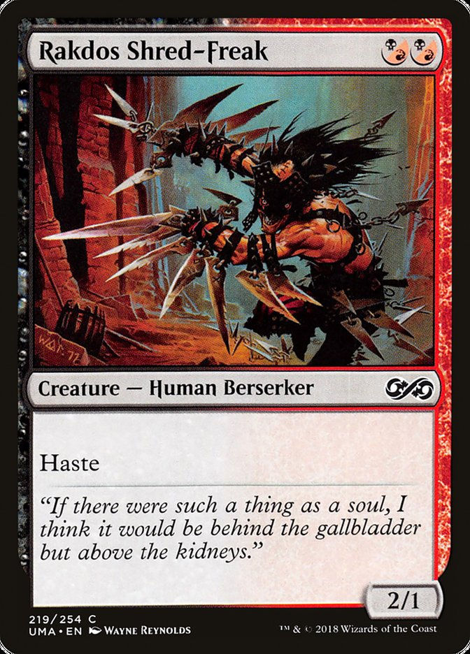 Rakdos Shred-Freak (UMA) (219)