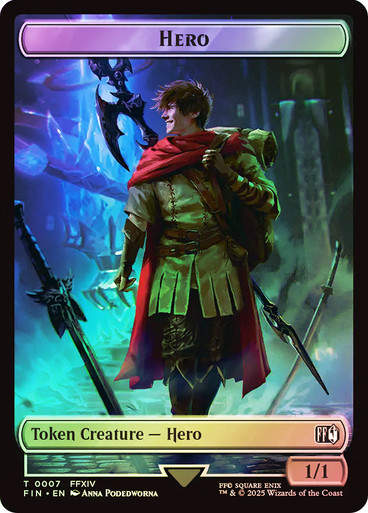 Hero Token T07 // Robot Warrior (TFIN) / Foil