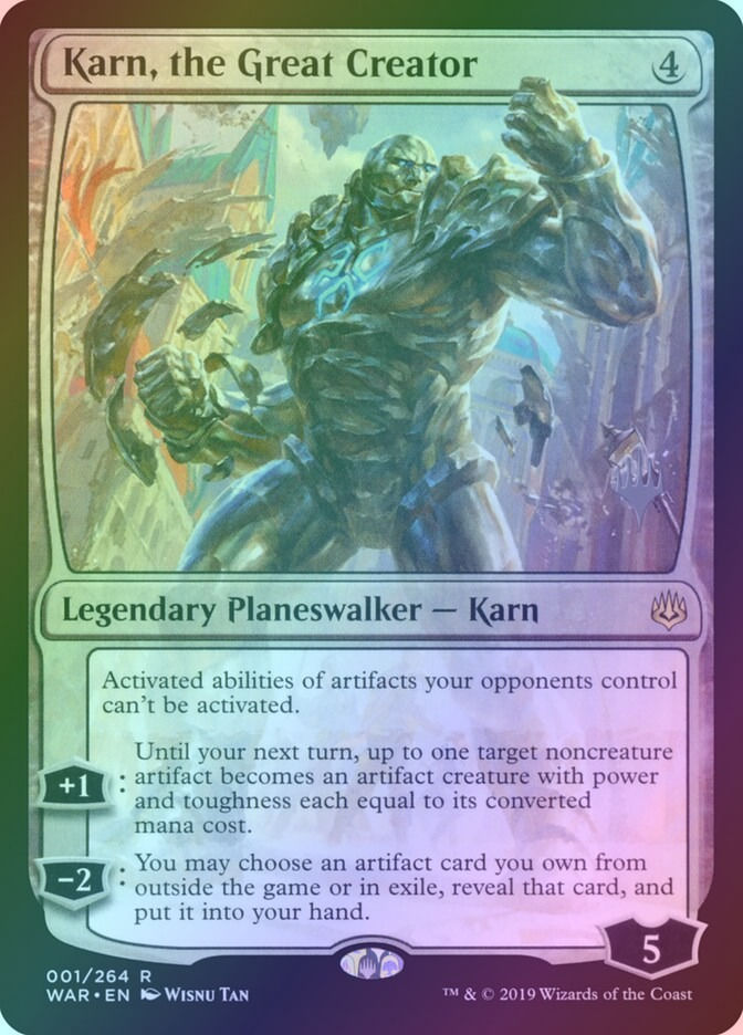 Karn, the Great Creator (PWAR) (1p) / Foil