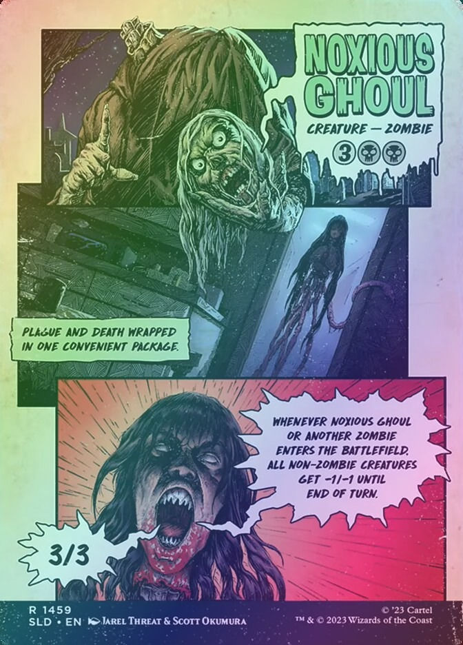 Noxious Ghoul // Noxious Ghoul (SLD) (1459) / Borderless / Foil — cara 2 de 2
