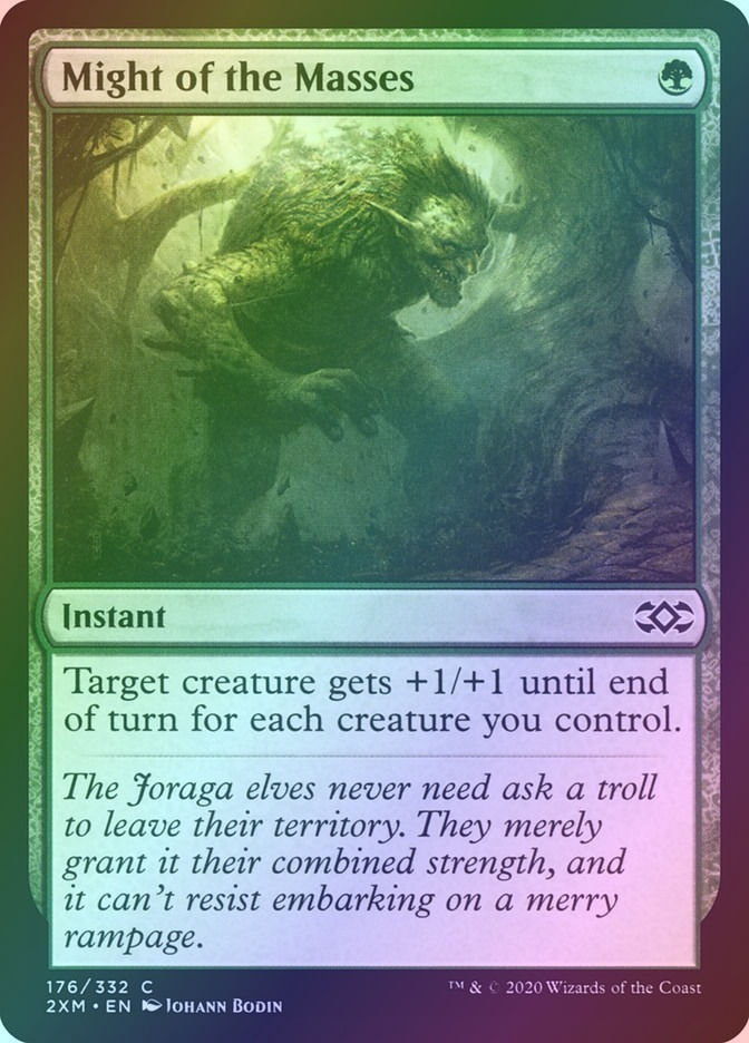 Might of the Masses (2XM) (176) / Foil