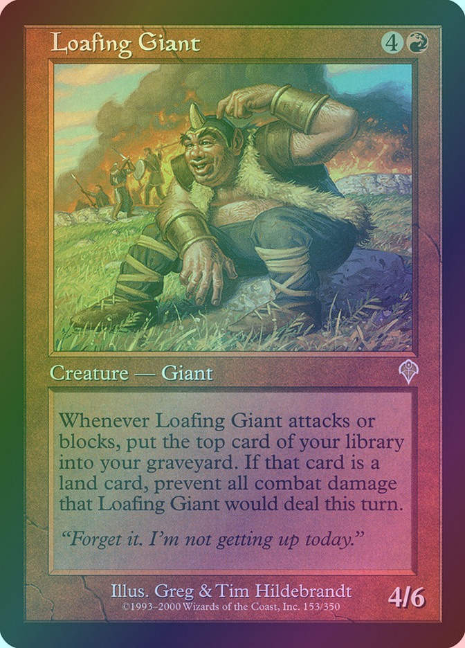 Loafing Giant (INV) (153) / Foil