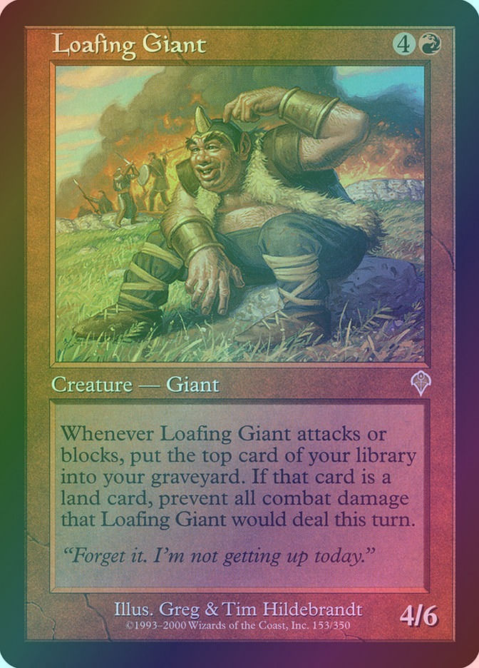 Loafing Giant (INV) (153) / Foil