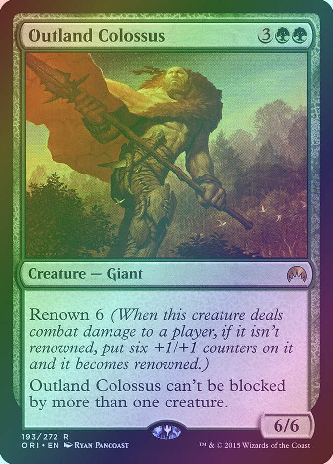 Outland Colossus (ORI) (193) / Foil