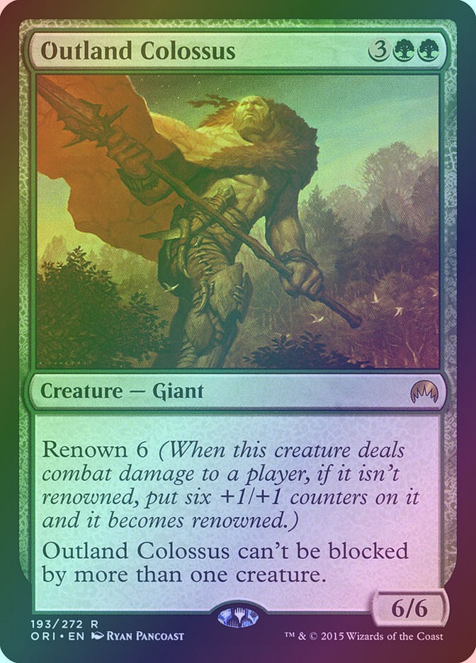 Outland Colossus (ORI) (193) / Foil
