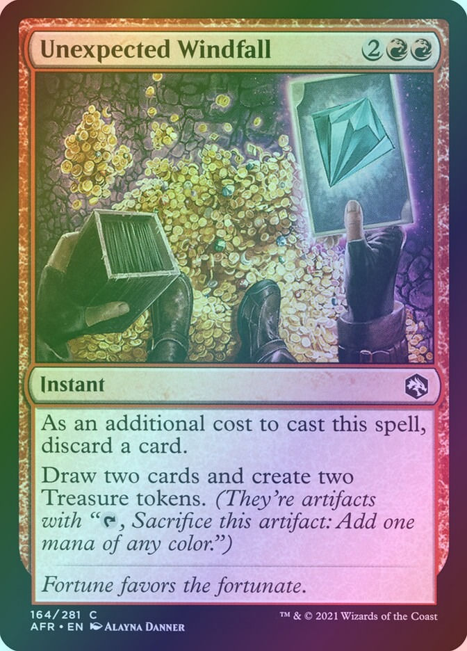 Unexpected Windfall (AFR) (164) / Foil