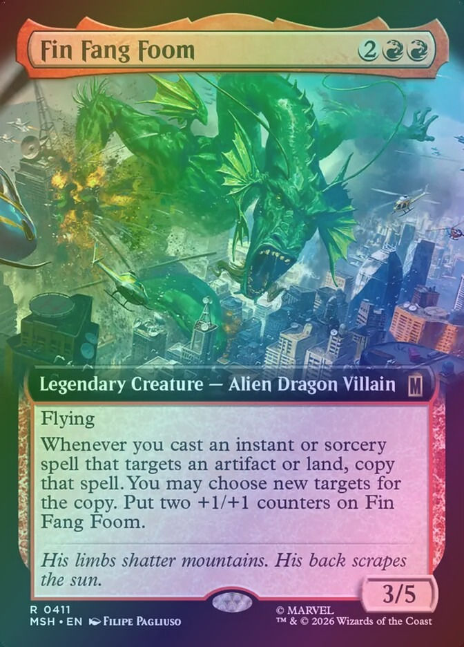 Fin Fang Foom (MSH) (411) / Extended Art / Foil