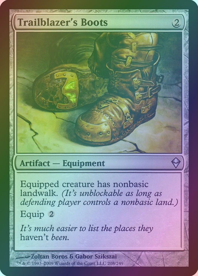 Trailblazer's Boots (ZEN) (208) / Foil