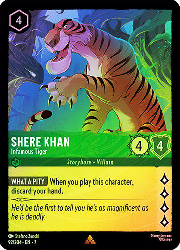 Shere Khan - Infamous Tiger (LOR_ARC) / Foil