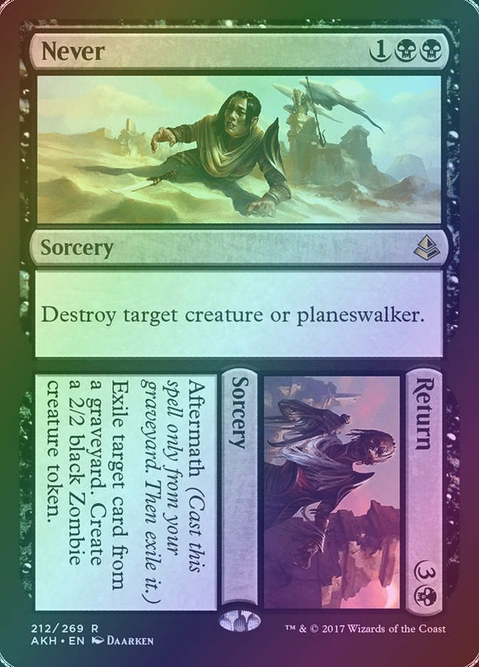 Never // Return (AKH) (212) / Foil