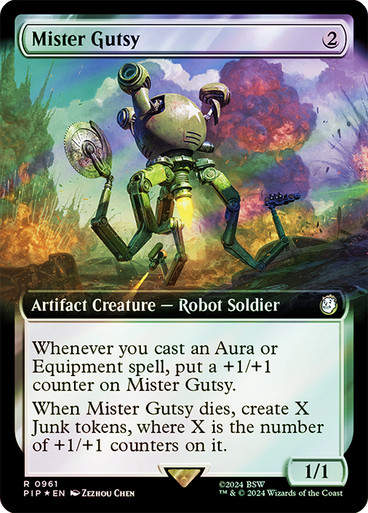 Mister Gutsy (pip) (961) / Extended Surge Foil
