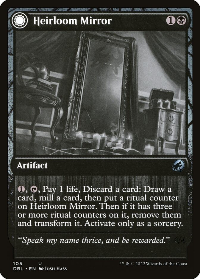 Heirloom Mirror // Inherited Fiend (DBL) (105) — cara 1 de 2