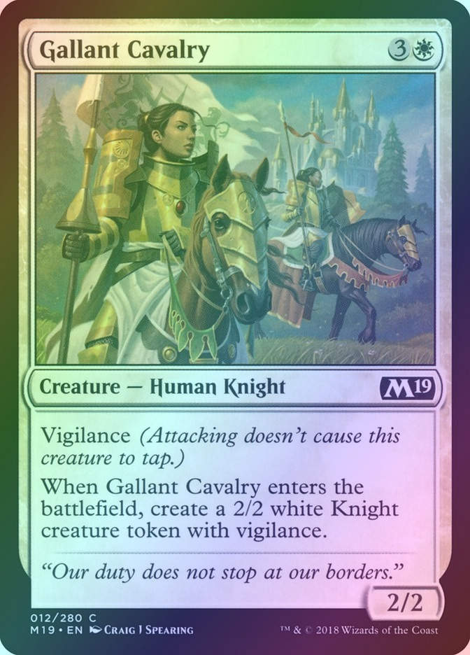 Gallant Cavalry (M19) (12) / Foil