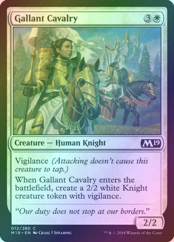 Gallant Cavalry (M19) (12) / Foil
