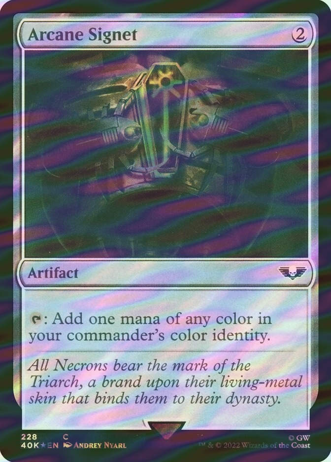 Arcane Signet (40K) (228★) / Surge Foil