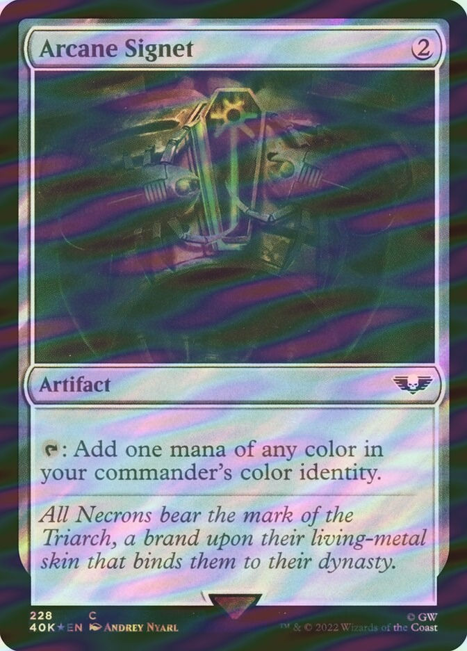 Arcane Signet (40K) (228★) / Surge Foil