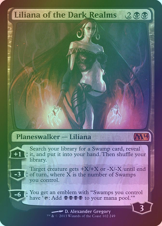 Liliana of the Dark Realms (M14) (102) / Foil