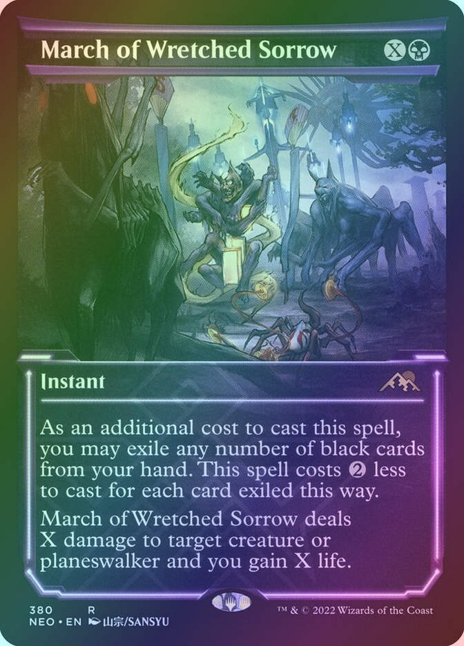 March of Wretched Sorrow (NEO) (380) / Showcase / Foil